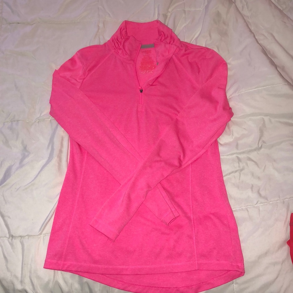 DANSKIN quarter zip athletic top